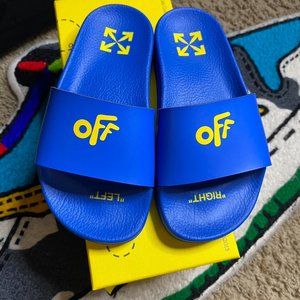 Off- White Kids Logo Slides